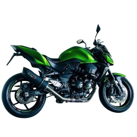 Scarico GPR Furore Nero per Kawasaki Z 750 - R dal 2007 al 2014 omologato