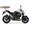 Scarico GPR Furore Nero per Kawasaki Z 800 E dal 2009 al 2016 omologato