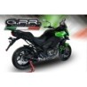 Scarico GPR Furore Nero per Kawasaki Versys 1000 I.E. dal 2011 al 2013 omologato