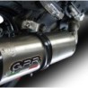 Scarico GPR Furore Nero per Kawasaki Versys 1000 I.E. dal 2011 al 2013 omologato