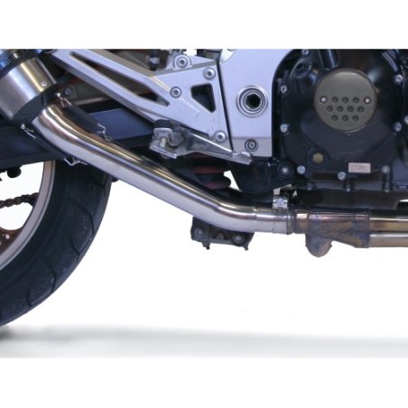 Scarico GPR Furore Nero per Kawasaki Z1000 dal 2003 al 2006 omologato