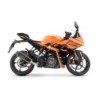 Scarico GPR Furore Nero per KTM Rc 125 dal 2021 al 2024 racing