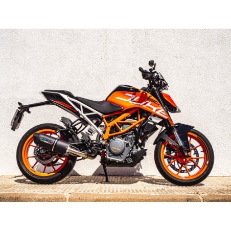 Scarico GPR Furore Nero per KTM Duke 390 dal 2013 al 2016 omologato