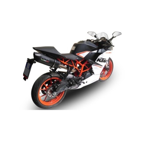 Scarico GPR Furore Nero per KTM Rc 390 dal 2015 al 2016 omologato