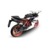 Scarico GPR Furore Nero per KTM Rc 390 dal 2015 al 2016 omologato