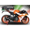 Scarico GPR Furore Nero per KTM Rc 390 dal 2017 al 2020 racing