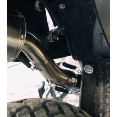 Scarico GPR Furore Nero per KTM Lc4 640 Enduro - Adventure - Supermoto dal 2003 al 2006 omologato