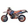 Scarico GPR Furore Nero per KTM Lc4 640 Enduro - Adventure - Supermoto dal 2003 al 2006 omologato