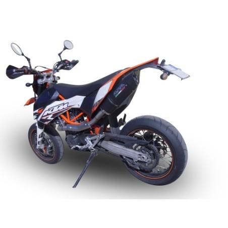 Scarico GPR Furore Nero per KTM Enduro 690 R dal 2007 al 2016 omologato