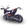 Scarico GPR Furore Nero per KTM Enduro 690 R dal 2007 al 2016 omologato