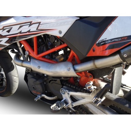 Scarico GPR Furore Nero per KTM Enduro 690 R dal 2007 al 2016 omologato