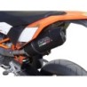 Scarico GPR Furore Nero per KTM Smc 690 R dal 2007 al 2016 omologato