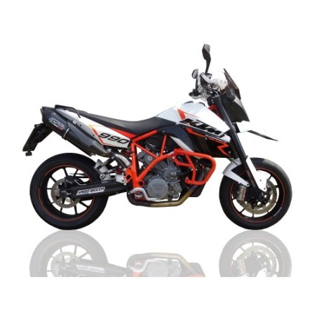 Scarico GPR Furore Nero per KTM Lc8 Smt 990 dal 2008 al 2014 omologato