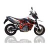 Scarico GPR Furore Nero per KTM Lc8 Smt 990 dal 2008 al 2014 omologato