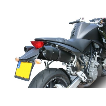 Scarico GPR Furore Nero per KTM Superduke 990 - R ( LC8) dal 2004 al 2012 omologato