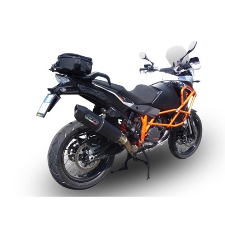 Scarico GPR Furore Nero per KTM LC 8 Super Adventure 1290 dal 2015 al 2016 omologato