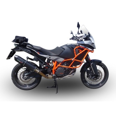 Scarico GPR Furore Nero per KTM LC 8 Super Adventure 1290 dal 2015 al 2016 omologato