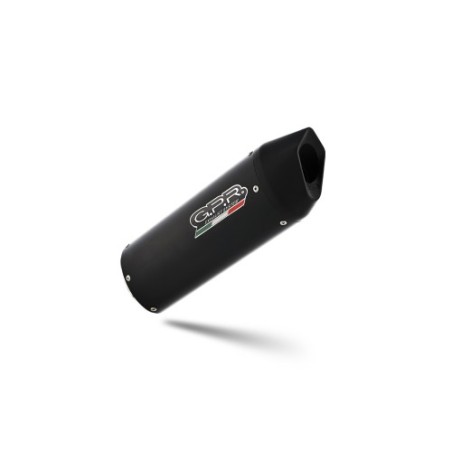 Scarico GPR Furore Nero per Moto Guzzi V85 TT dal 2019 al 2020 racing