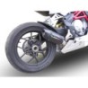 Scarico GPR Furore Nero per Mv Agusta Brutale 675 dal 2012 al 2015 omologato