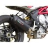 Scarico GPR Furore Nero per Mv Agusta Brutale 800 dal 2012 al 2016 omologato