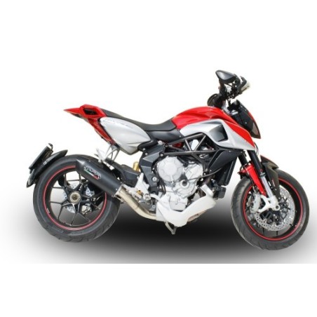 Scarico GPR Furore Nero per Mv Agusta Rivale - Stradale 800 dal 2014 al 2016 omologato
