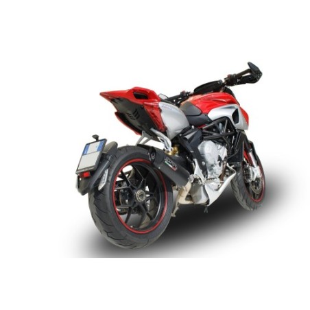 Scarico GPR Furore Nero per Mv Agusta Rivale - Stradale 800 dal 2014 al 2016 omologato