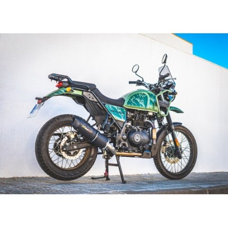 Scarico GPR Furore Nero per Royal Enfield Himalayan 410 dal 2021 al 2024 racing