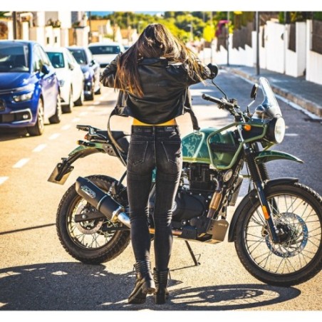 Scarico GPR Furore Nero per Royal Enfield Himalayan 410 dal 2021 al 2024 racing