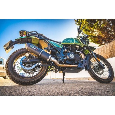 Scarico GPR Furore Nero per Royal Enfield Himalayan 410 dal 2021 al 2024 racing