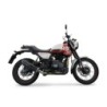 Scarico GPR Furore Nero per Royal Enfield Scram 411 dal 2022 al 2024 racing