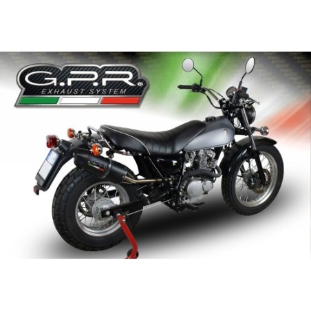 Scarico GPR Furore Nero per SUZUKI Rv 200 Van Van dal 2016 al 2017 omologato