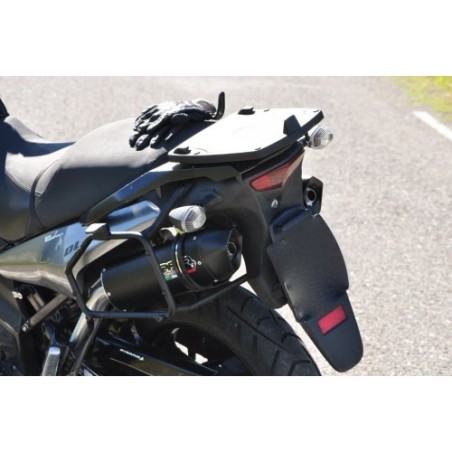 Scarico GPR Furore Nero per SUZUKI V-Strom Dl 1000 dal 2002 al 2013 omologato