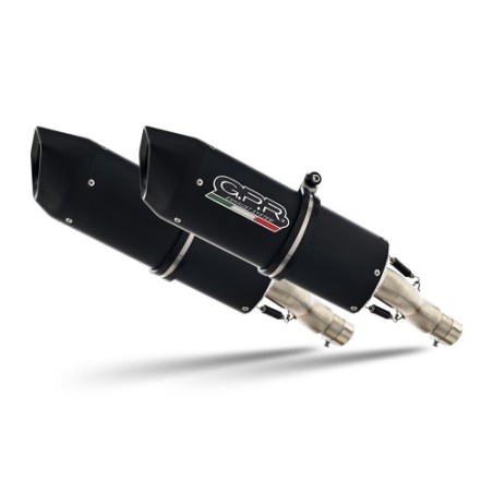 Scarico GPR Furore Nero per Triumph Speed Triple 1050 dal 2005 al 2010 omologato