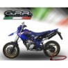 Scarico GPR Furore Nero per YAMAHA Wr 125 X dal 2009 al 2014 omologato