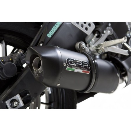 Scarico GPR Furore Nero per YAMAHA Yzf-R 125 dal 2014 al 2016 omologato