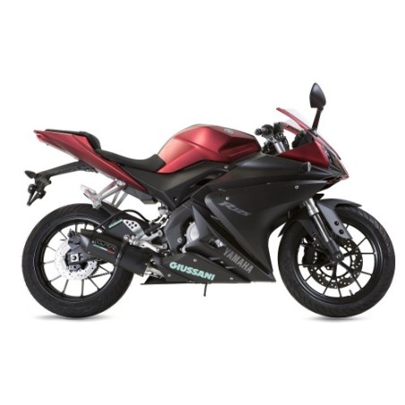 Scarico GPR Furore Nero per YAMAHA Yzf-R 125 dal 2014 al 2016 omologato