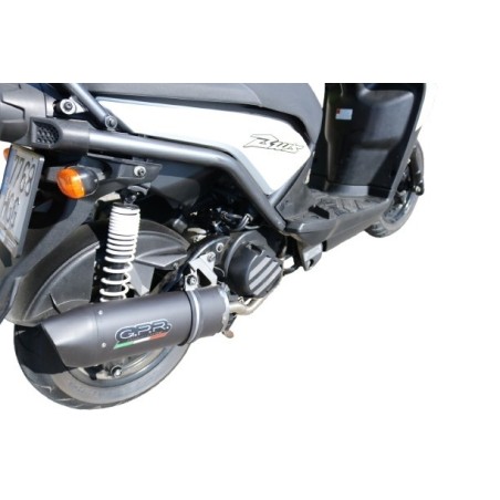 Scarico GPR Furore Nero per YAMAHA Zuma 125 dal 2009 al 2015 racing