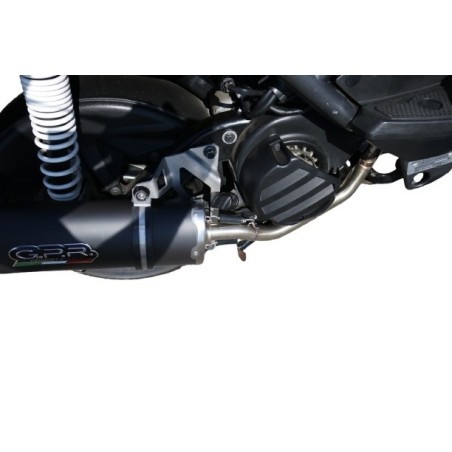 Scarico GPR Furore Nero per YAMAHA Zuma 125 dal 2009 al 2015 racing