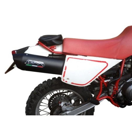 Scarico GPR Furore Nero per YAMAHA Tt 600 dal 1983 al 1997 omologato
