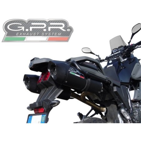 Scarico GPR Furore Nero per YAMAHA Xt 660 Z Teneré dal 2008 al 2016 omologato