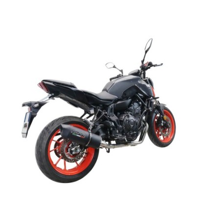 Scarico GPR Furore Nero per YAMAHA Mt-07 dal 2021 al 2024 racing