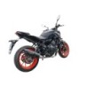 Scarico GPR Furore Nero per YAMAHA Mt-07 dal 2021 al 2024 racing