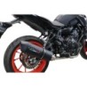 Scarico GPR Furore Nero per YAMAHA Mt-07 dal 2021 al 2024 racing