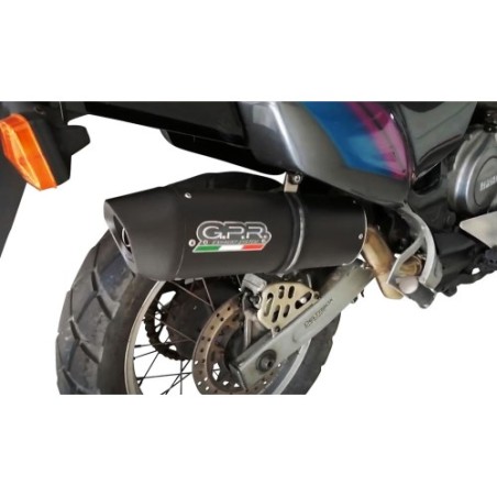 Scarico GPR Furore Nero per YAMAHA Xtz 750 Supertenere dal 1989 al 1997 omologato