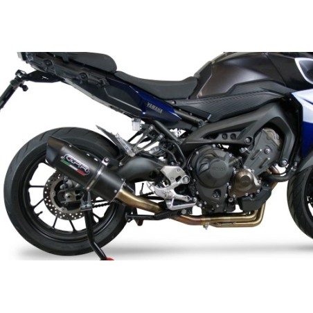 Scarico GPR Furore Nero per YAMAHA Mt-09 Tracer 900 dal 2015 al 2020 racing