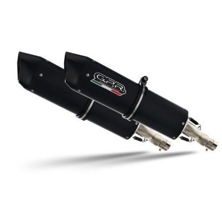 Scarico GPR Furore Nero per YAMAHA Tdm 900 dal 2002 al 2014 omologato