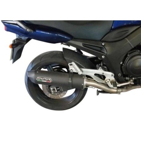 Scarico GPR Furore Nero per YAMAHA Tdm 900 dal 2002 al 2014 omologato