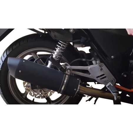 Scarico GPR Furore Poppy per Honda Cb 500 - S dal 1993 al 2005 omologato