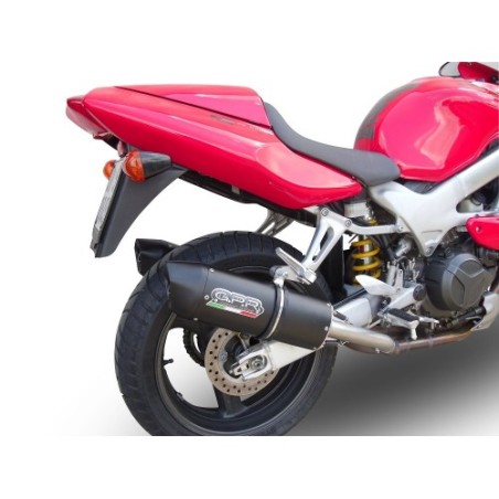 Scarico GPR Furore Poppy per Honda Vtr 1000 F Firestorm dal 1997 al 2007 omologato