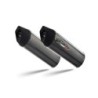 Scarico GPR Furore Poppy per Honda Vtr 1000 Sp-1 RC51 dal 2000 al 2001 omologato
